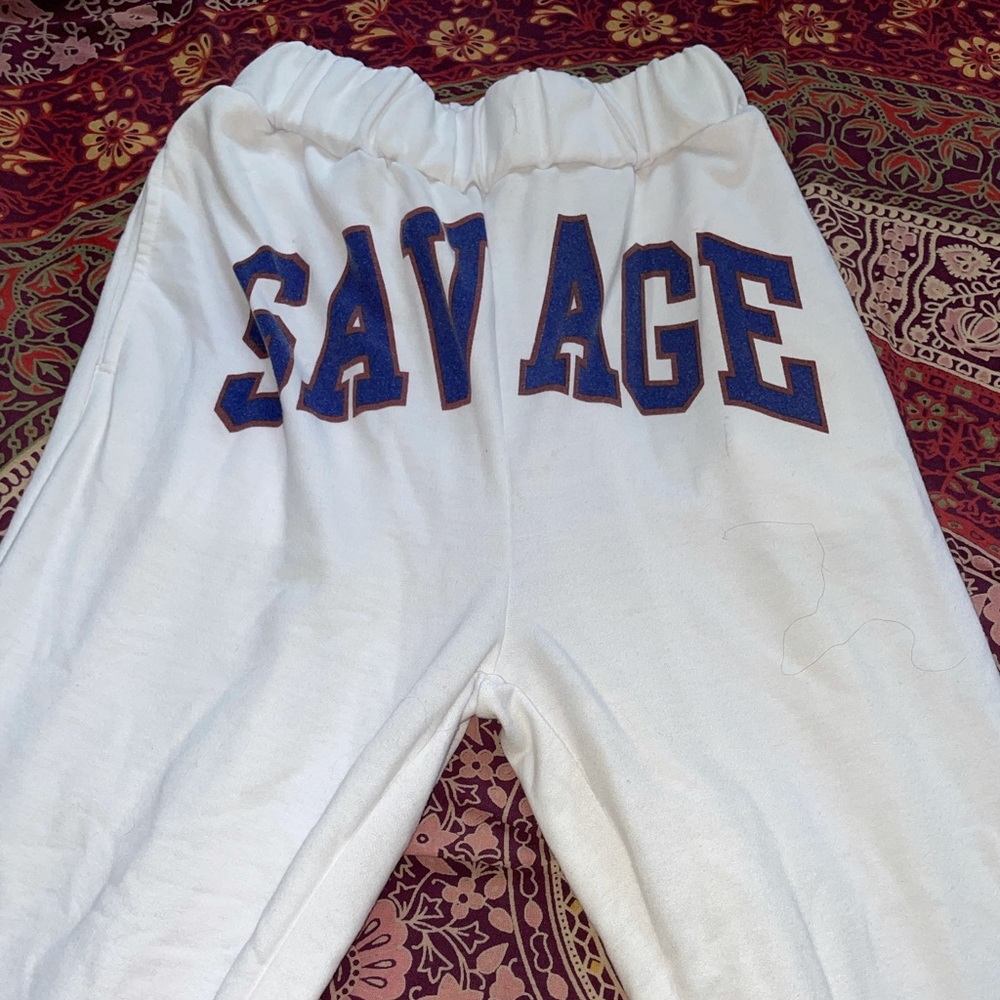 White sweatpants